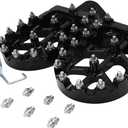 Dirt Bike Foot Pegs for Tutti Soleil01,CNC 7075 Aluminum FootPegs Rest Pedal for Tuttio Soleil 01 Off-Road EBike-Black
