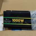 1000W Power Inverter 12V to 110V for Vehicles/Truck/Car/Laptop, 1000 Watt Car Power Inverter with Cigarette Lighter/LED Display/100A Battery Cables/2 AC Outlets/2 USB Port, Surge 2000W Car Inverter