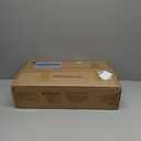 RUSTOWN Fluted Bathroom Wall Cabinet with 2 Doors, 3-Tier Modern Farmhouse Medicine Cabinet, Over The Toilet Storage Cabinet with Adjustable Shelf and Towel Bar (Natural, Medium)