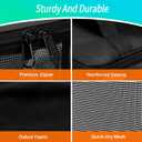Dorm Room Essentials for Guys Girls Boys, Quick Dry Mesh Shower Caddy Portable, Large Capacity Toiletry Bag with Hanging Hook, Travel Beach Camping Cruise Ship Essentials, Birthday Gifts for Women Man