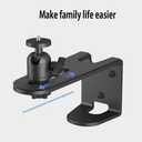 Wall Mount Projector Stand, Adjustable 360 Rotation, Suitable For Home Theater, Office, And Other Locations