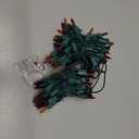 PREXTEX Christmas String Lights with Green Wire - 100 Count, 20 Ft Multicolored Christmas Tree Lights for Xmas Decorations Indoor and Outdoor - Incandescent String Light for Patios, Fences, Holidays