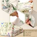 Spring Wildflower Patio Cushion Covers Spring Floral Stretch Outdoor Couch Cushion Cover Replacement Outdoor Sofa Slipcovers for Home Patio Furniture Covers Washable Reusable Chairs Protector 12PCS