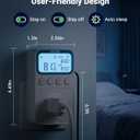 WiFi Plug in Thermostat Outlet, Temperature Controlled Outlet with Smart APP, Timer & Memory Digital Temp Controller -40~212, IP67 Waterproof Probe for Incubator Homebrew Reptile Space Heater