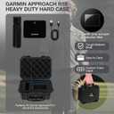 Heavy Duty Hard Case Compatible with Garmin Approach R10, Portable Waterproof Protective Case with Custome Foam, Compact Box Black