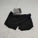 Mens Absorbent Incontinence Underwear Washable Adult Leak Protection Bladder Control Briefs Cotton 3 Pack (Black, Black, Gray, L)