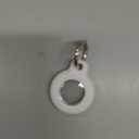 for Apple AirTag 2nd & 1st Gen, Waterproof Case for AirTag Holder Keychain,GPS Tracker Cover for Dog,Car Key,Luggage-C2-White