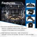 Engine Motor & Trans Mount Kit Compatible with Chrysler Town & Country | Dodge Grand Caravan | RAM C/V | VW Routan 3.6L V6 2011-20 Replace for A5665 A5480 A5589 A5577