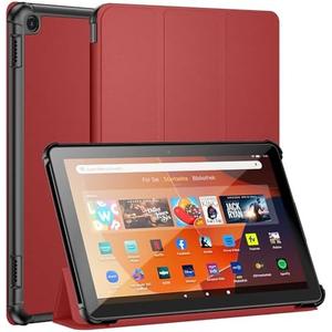 2023 Tablet 10 Case and Cover (Compatible 2023 Model), Not for iPad/Samsung/Onn Tab, Ubearkk Anti Slip Shockproof Cover, red