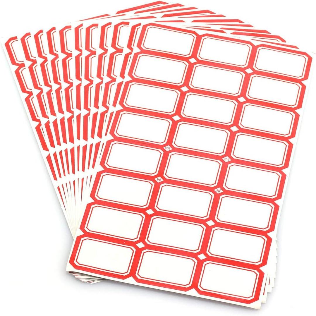 Self-Adhesive Label Stickers for Office Supply Laboratory Label Product Classification Stationery Stickers Price Tag Post Writable Blank Sticker 3.9x2.5cm