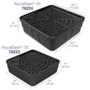 Aquascape AquaBasin 30 Fountain and Water Feature Basin for Landscape and Garden | 78223, Black, 27 Gallon