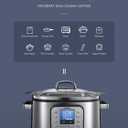 HOUSNAT Slow Cooker, 10 in 1 Programmable Slow Cooker 6QT 304 Stainless Steel Inner Pot, Multi-Cooker with Rice, Yogurt, Saut, Steam, Delay Start & Adjustable Temp for Large Families & Entertaining