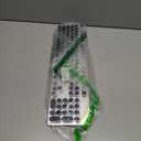 EWEADN TK950 Typewriter Keyboard Wireless Mechanical Keyboard, 104 Keys Aesthetic Typewriter Keyboards with White Backlit, Anti-Ghosting, Blue Switch Bluetooth/ 2.4GHz/ Wired Cute keyboards-Black