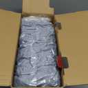 Homemate Heated Blanket Electric Throw - 50"x60" Heating Blanket Throw 1/2/4/6/8 Hours Auto-Off 10 Heat Level Over-Heat Protection Flannel Sherpa ETL Certification (01 - Light Grey)