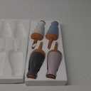 Ollas (Set of 4) | 12oz Terracotta Plant Watering Globes - Self Watering Planter Insert - Automatic Plant Watering Devices | Vacation Watering Pots for Indoor & Outdoor Plants (Black, Blue, White and Pink)