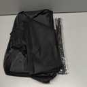 DOKEHOM 29-Inches Enlarged Slim Laundry Basket with Removable Wash Bag on Wheels, Collapsible Rolling Laundry Hamper, Foldable Narrow Corner Clothes Storage Bins (Black)