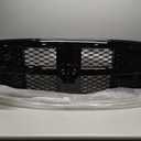 Glossy Black Mesh Grille Compatible with 2013-2018 Dodge Ram 1500 Front Bumper Upper Grille Grill Replacement CH1200368 68093446AC