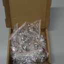 16 Pairs Magnetic Curtain Clips, Curtain Weights Magnets for Thin Drapery, Curtain Magnets Closure Prevent Light Leaking, Double Sided Magnetic wtih Strong Heavy Magnets