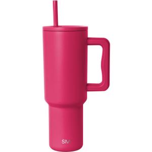 Simple Modern 40 oz Trek Tumbler with Handle and Straw Lid | Cup Holder Friendly Insulated Stainless Steel Travel Mug | Berry Twist | with Handle, and Straw Lid, Cup Holder Friendly, Insulated, Travel Mug