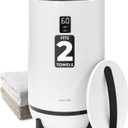 SereneLife Towel Warmer Bucket Style  Portable Blanket Heater for Spa and Bathroom, Large Capacity, Customizable Fragrance, Auto Shut-Off, Fits 2 Large Towels or Blankets, One-Touch Control, Black