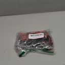 ADOGGYGO Christmas Dog Collar with Bow, Adjustable Cotton Red Green Plaid Bowtie Dog Christmas Collars for Small Medium Large Dogs Pets (Medium, Xmas)