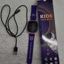 Kids Smart Watches Girls with GPS Tracker & Video Calling 4G Kids Cell Phone Watch Age 5-12, Waterproof One-Key SOS Call Voice Chat HD Camera Alarm Clock Touch Screen GPS Tracker for Kid Gifts(Pink)