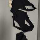 SHARICCA Women Postpartum Period Thongs 4 Layers Leakproof Underwear Panties for teen ladies Multipack (Small, 3 Pack-black)