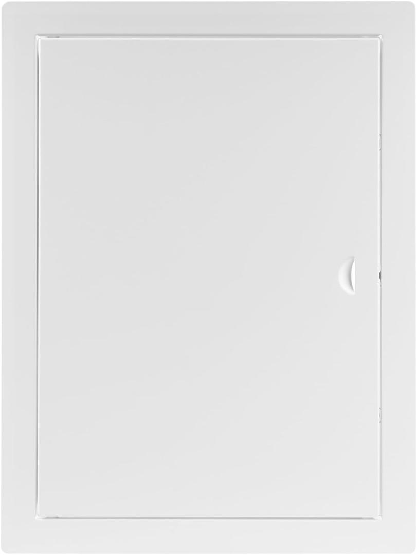 10 x 14 Inch White Rectangular Metal Plumbing Access Panel - Indoor Wall Access Door for HVAC, Wall, Ceiling, and Drywall with Panel - Opening Box Door Cover - Easy to Install
