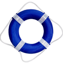 SWIMLINE HYDROTOOLS Life Preserver Ring Pool Buoy |Soft Foam Personalized Life Ring | 18" Diameter | Dual-Use Life Safety Decoration | Includes Life Preserver Surround Rope | Lightweight & Durable, White