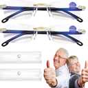 Auto Focus GlassesAnti-Blue Light Automatic Zoom Reading Intelligent Presbyopia GlassSelf Adjusting Presbyopia Glass For Men Women