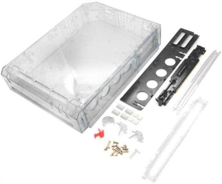 Full Housing Case Cover Shell with Buttons Replacement for Wii Console (Clear) Full Housing Case Cover Shell with Buttons Replacement for Wii Console (Clear)