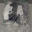 3 Pack Girls Long Sleeve Shirts Ribbed Knit Cotton Layering Tops Slim Fit Crewneck Casual Undershirts (11-12 Years, Black, White, Brown)