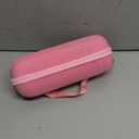 JCHPINE Silicone Cover and Hard Carrying Case for JBL Flip 7 Portable Speaker, Carrier Accessories for JBL Flip 7 Silicone Case with Handle and Shoulder Strap (Pink)