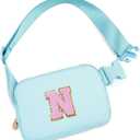 4 x Uygafly Birthday Gifts for 4 5 6 7 8 9 10 11 12 13 Year Old Girls,Graduation Gifts for Teens Kids Daughter Sister Her,Fanny Pack Crossbody Bag Belt Bag Cute Trendy Stuff | Blue,N