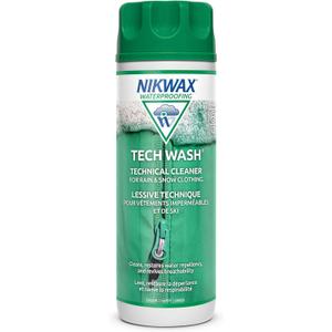Nikwax Tech Wash,10 fl. oz., Nikwax Tech Wash Technical Cleaner for Jackets and Outerwear, Restores Waterproofing in Rain, Ski, and Snow Gear, Safe for Gore-Tex and DWR