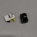 Mudder QP2-4.7 PTC Starter Relay 1 Pin Refrigerator Starter Relay and 6750C-0005P Overload Protector Compatible with LG Refrigerator Compressor, 2 Pieces in Total
