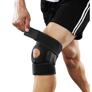 Knee Braces for Knee Pain Women Men, Patellar Tendon Support Strap, Knee Brace for Meniscus Tear Compression Sleeve for Knee Pain (Black)