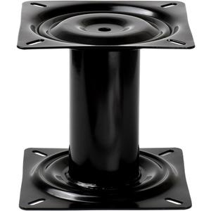 7 Inch Boat Seat Economy Pedestal Base Mount, Heavy Duty Fixed Pedestal for Boat Seat Compatible with Jon Boat Fishing Boat Kayak - Powder Coated Steel Alloy, Non-Swivel Marine Seat Base Mount