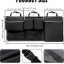 Car Trunk Storage Organizer, Waterproof Car Seat Organizer Backseat, Oxford Cloth & 8-Pocket, Collapsible Interior Accessories for SUV Truck MPV Van