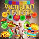 KatchOn 30 PCS Taco Bout A Fiesta Decorations - Mexican Party Banner, Balloons for Taco and Fiesta Themed Celebrations