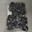 1200D Pontoon Boat Cover with Support Poles 2 Pack, Heavy Duty Pontoon Boat Cover, 17-20 ft Waterproof Boat Cover for Pontoon with Motor Cover, Adjustable 14 Tie Down Straps,Black