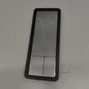 Digital LCD Wall Clock Easy to Set, 8.5 Inch LCD Screen with Time/Date/Temperature Display,Simple Digital Desk Clock with 12/24H for Bedroom Living Room Office Dcor (Black)