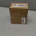 LORELEI X8 Over-Ear Wired Headphones with Microphone with 1.45m-Tangle-Free Nylon Line&3.5mm Plug, Lightweight Foldable & Portable Headphones for Smartphone,Tablet,Computer,Mp3/4(Space Black)