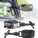Upgrade Mirrors Doors Off Compatible with Jeep Wrangler JL JLU and Gladiator JT 2018-2023, Quick Release JL Mirror, No Wobble & Quick Removal knob(Not Fit 2024 2025) Patented