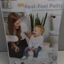 Real Feel 2-in-1 Potty with Wipes Storage, Flushing Sounds & Disposable Liners - Realistic Toilet - Easy to Clean & Assemble - Jool Baby (Pink)