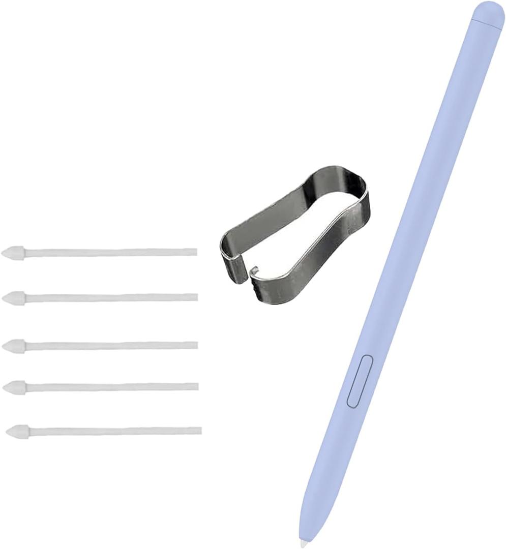 Tab S10 FE S Pen Replacement for Samsung Galaxy Tab S10 FE,S10 Lite,Galaxy Tab S10 FE + Stylus Pen Replacement for Tab S10 FE + S Pen with Tips/Nibs(Ice Blue)