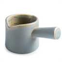 Espresso Cups Ceramic, Espresso Measuring Cups with Dual Measurement Scale, Expresso Shots Cup with Handle, Espresso Accessories, 3 Oz/ 90 Ml, Blue