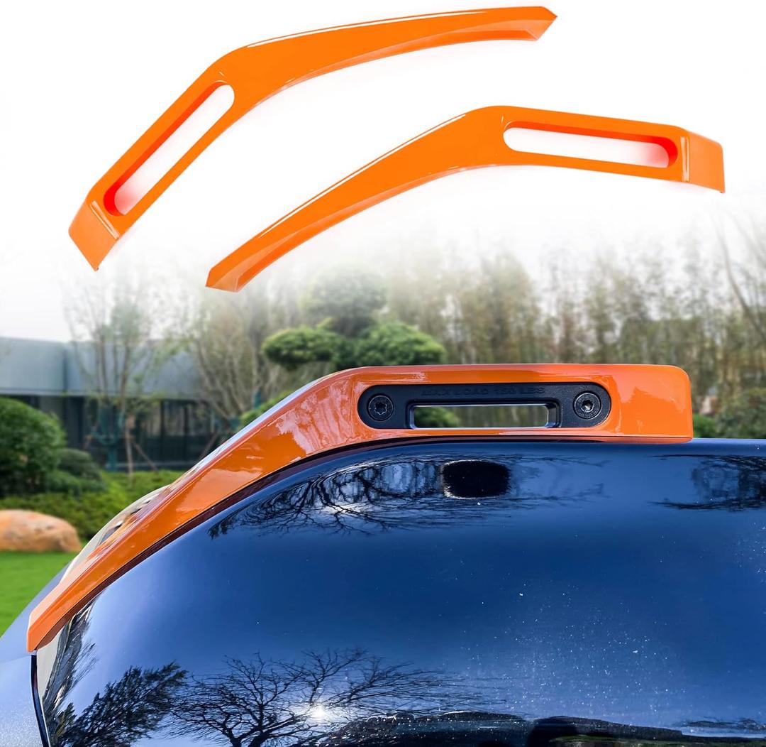 BESTAOO Trail Sight Cover Decoration Trim Cover Exterior Accessories for Ford Bronco Accessories 2021 2022 2023 2024 2025 2-Door & 4-Door, 2PCS (Orange)