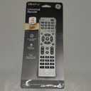 GE 4-Device Universal Remote Control, Designer Series, Brushed Nickel/Silver, 33709