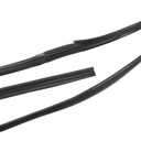 Motoforti Door Window Run Channel Seal, Weatherstrip Glassrun Channel Seal Strip, for Toyota Hilux 1988-1997, Rubber, Front Left, No.6815189110, Black, 1 Pc